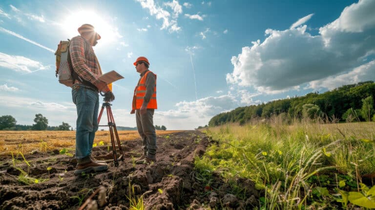 profesionales capturando datos para un estudio de impacto ambiental en colombia